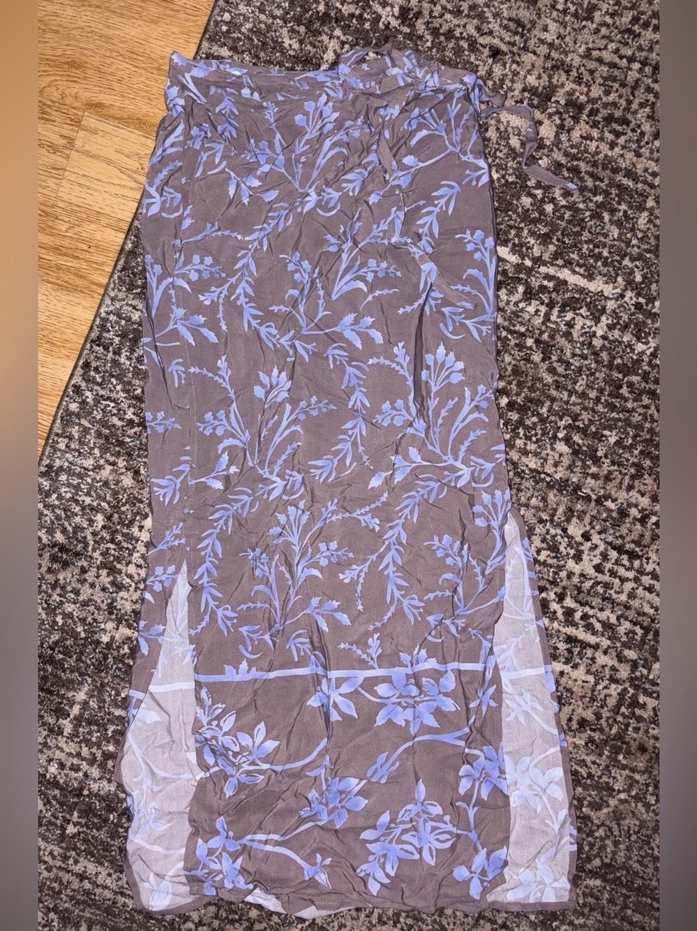 Vintage The Limited Floral Skirt — Size 2, Side Slits